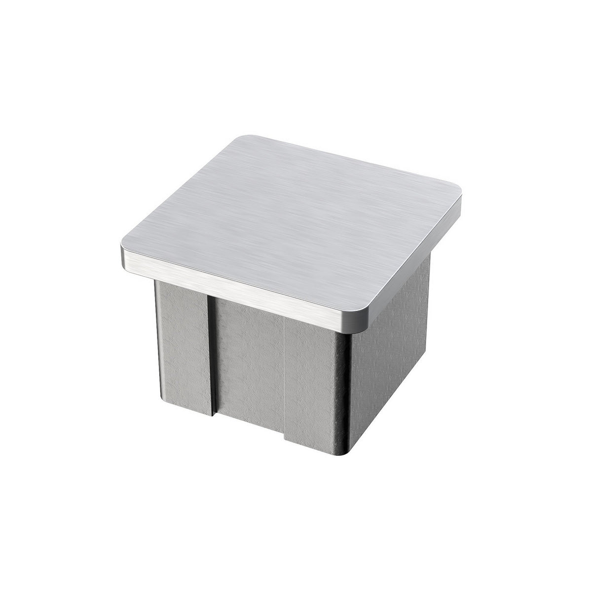 Stainless Steel Square End Cap Inline Design