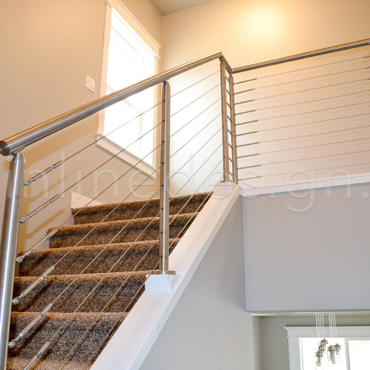 Cable Stair Railing for Katie in MT – Inline Design