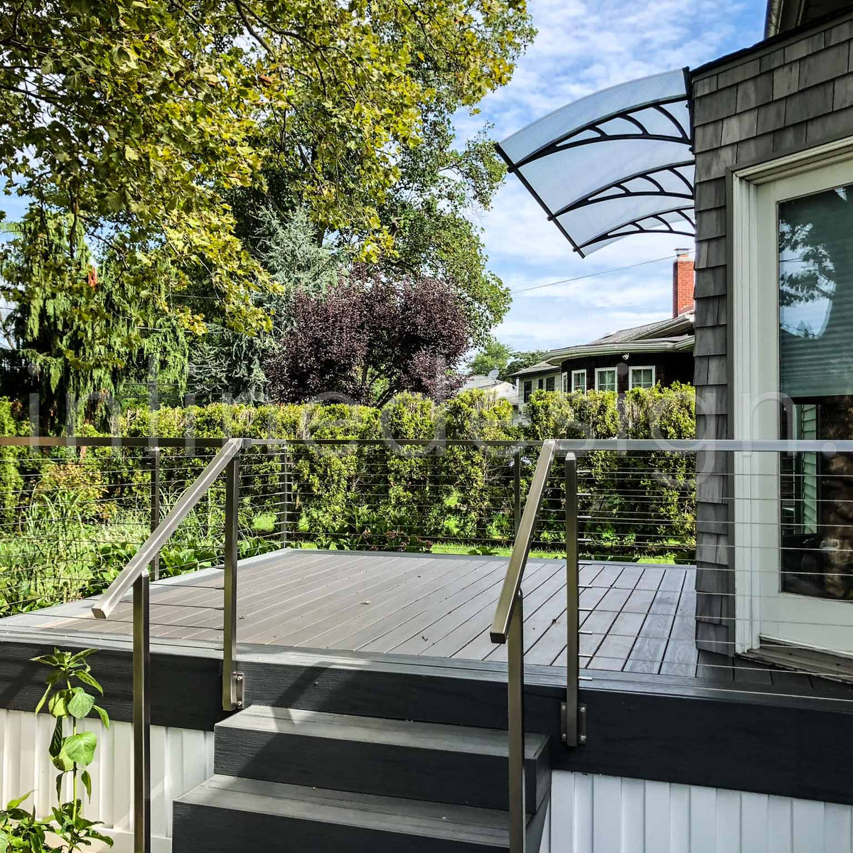 Press and Latch Cable Railing custom application – Inline Design