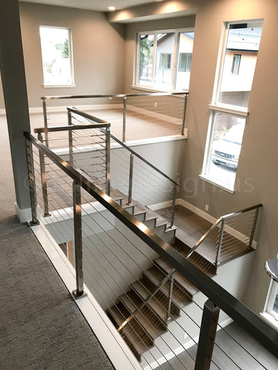An Optimized Stainless Steel Cable railing in Washington