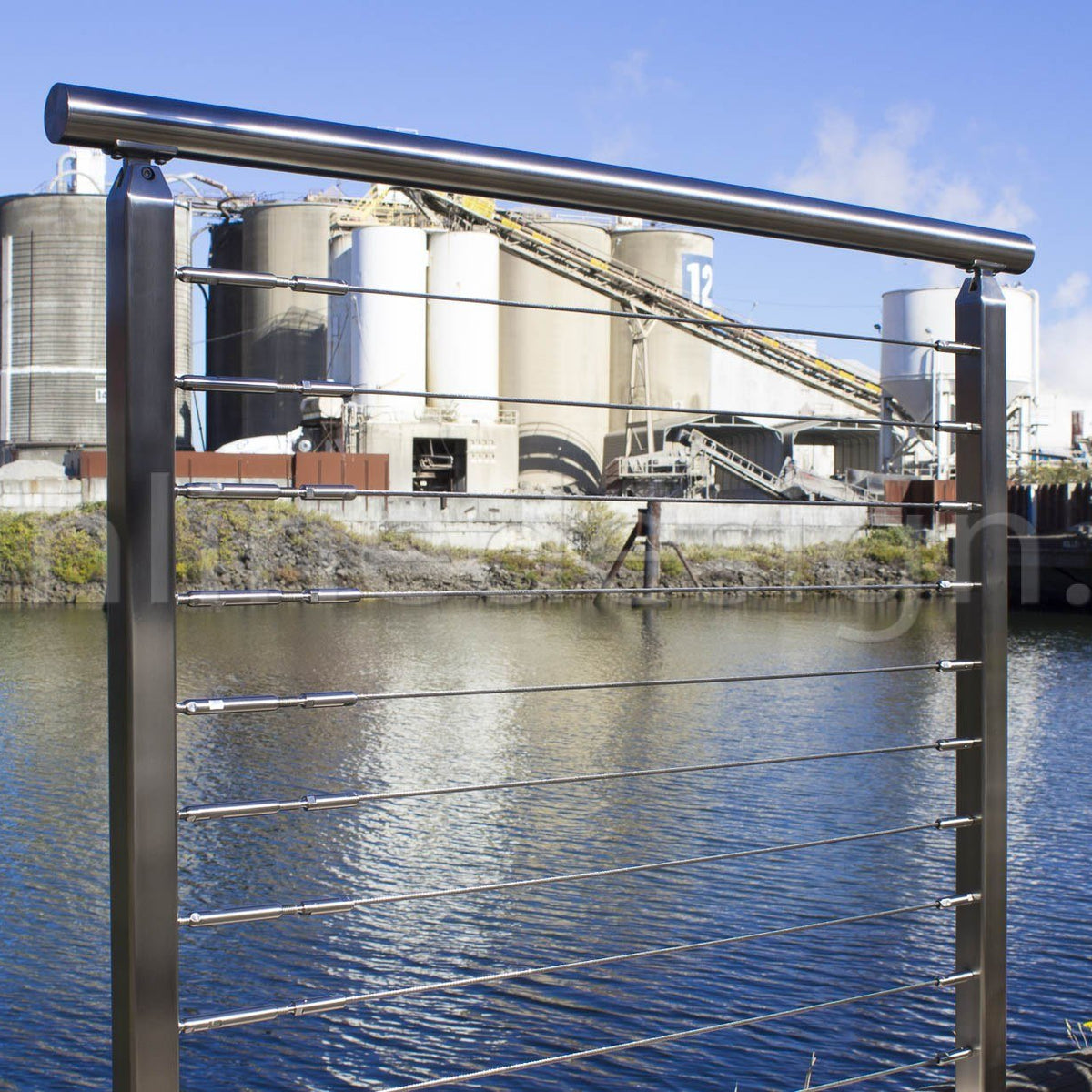 Press and Latch Cable Railing System – Inline Design