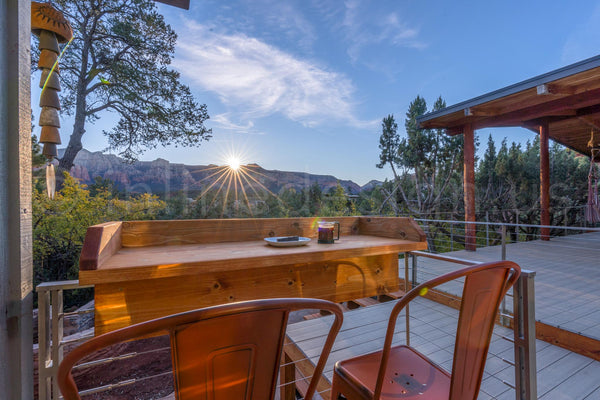 Arcadia cable railing sun