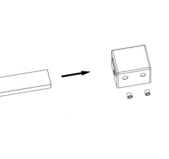 Inline Design stainless steel railing component