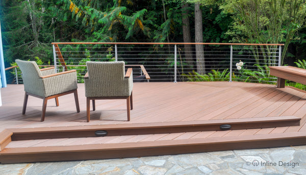 deck seating railing