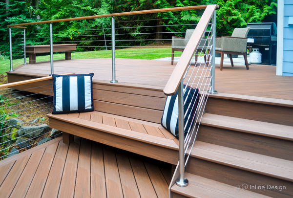 deck stairs handrail