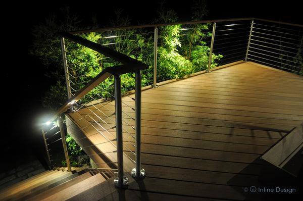 led deck railing