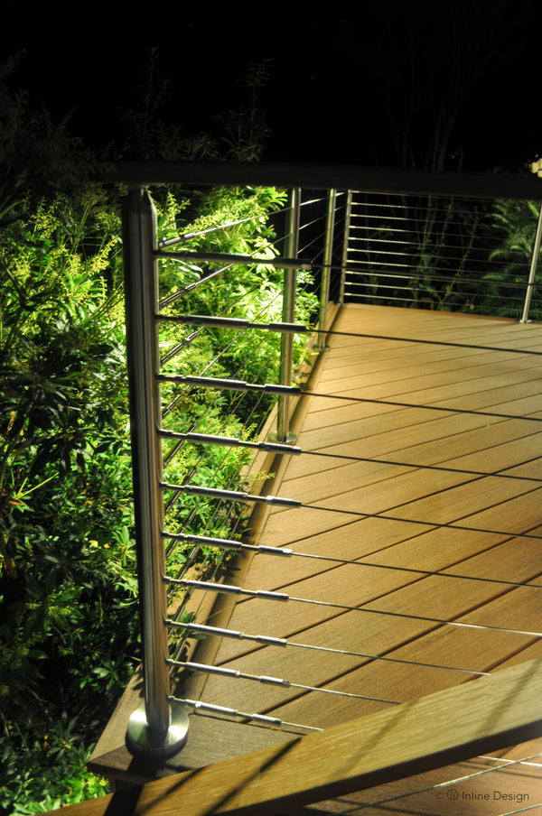 led wire railing