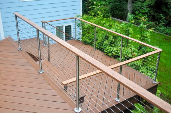 stainless steel deck railing