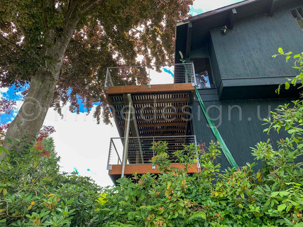 exterior railing decks arcadia