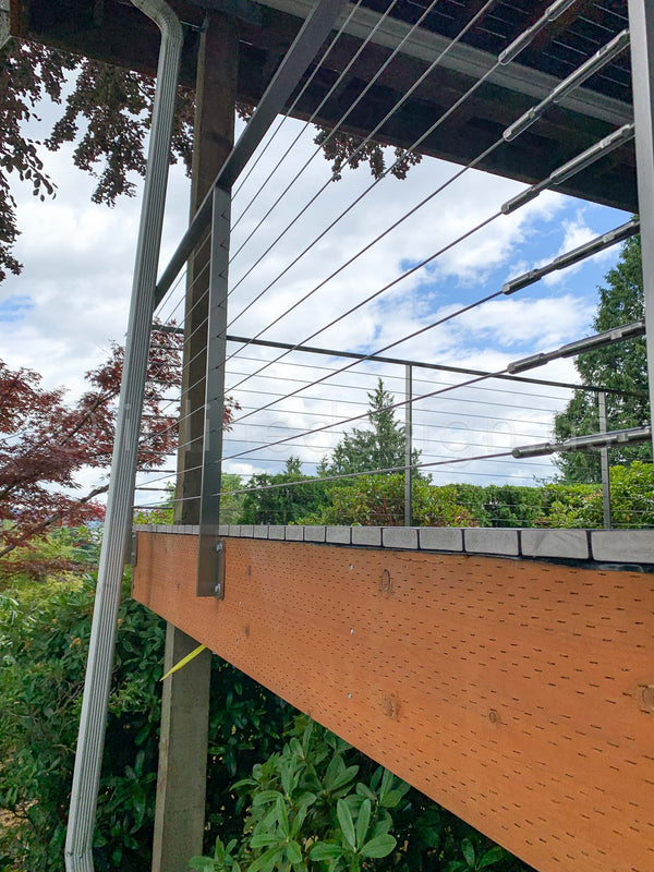 outside cable railing arcadia