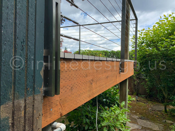 side mount balcony railing
