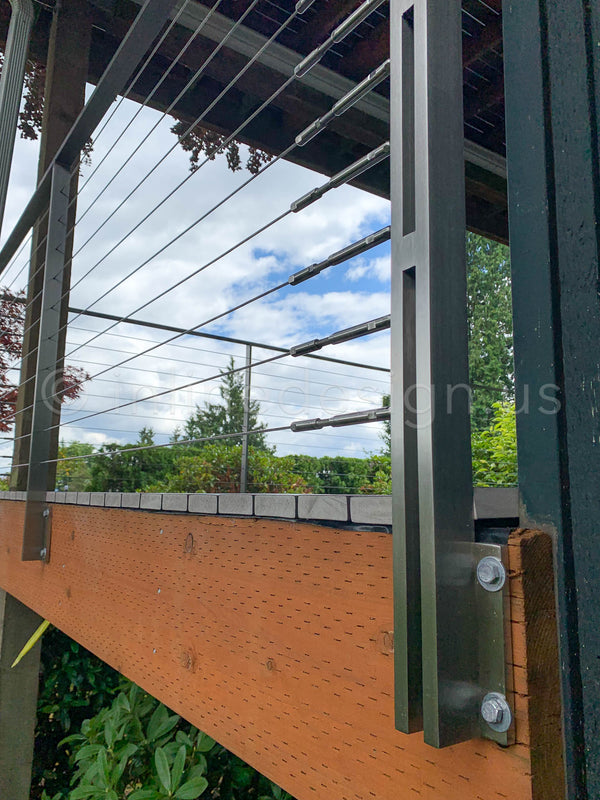 side mount cable railing