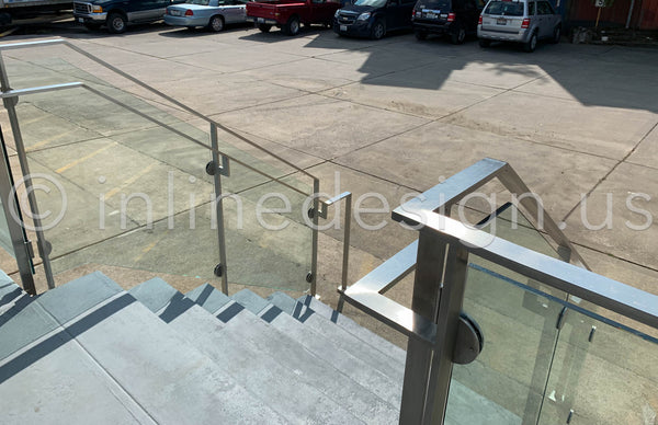 glass railing arcadia steel