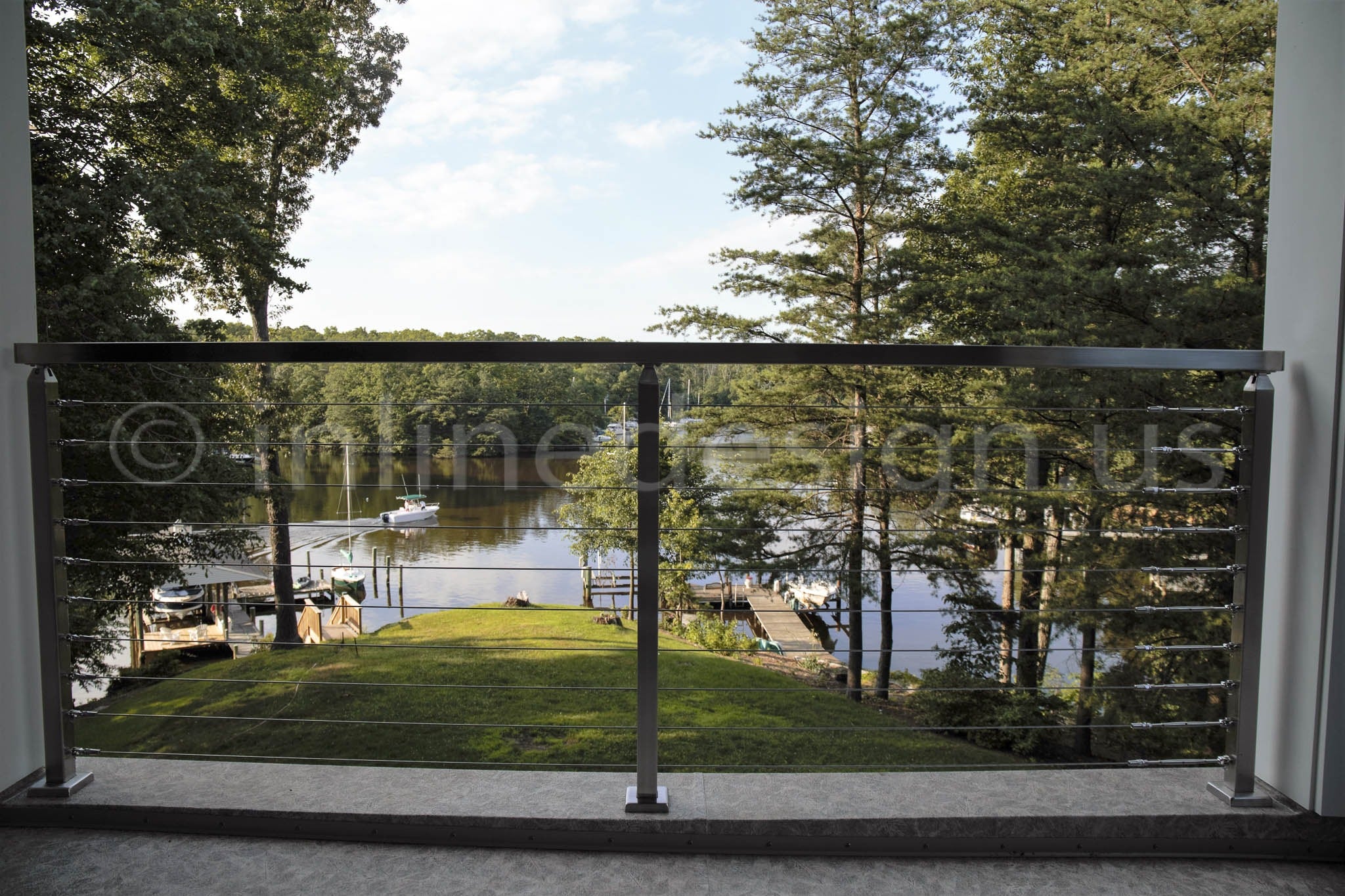stainless steel cable railing tree