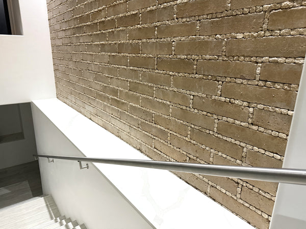 frameless interior glass railing with standoffs and wall handrail, Cabo San Lucas (3)