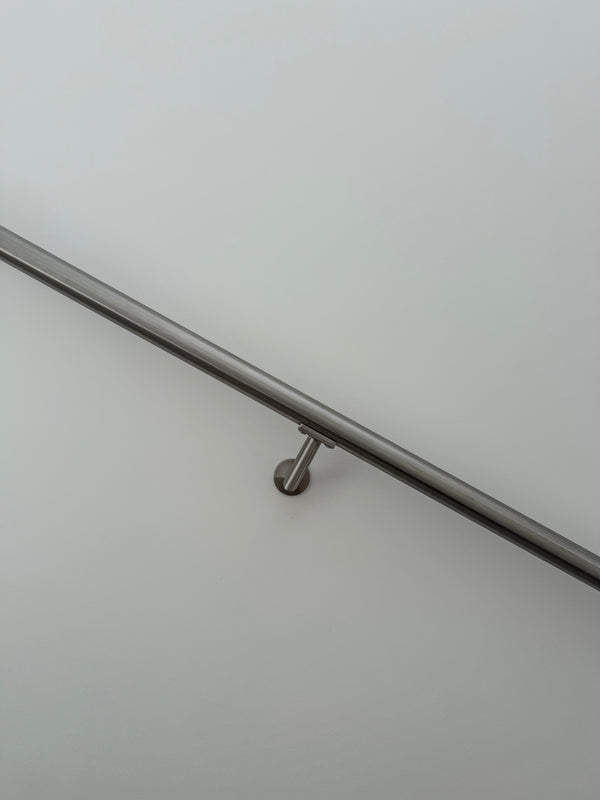 frameless interior glass railing with standoffs and wall handrail, Cabo San Lucas (11)