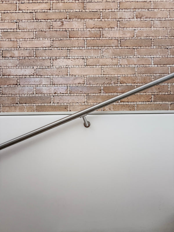 frameless interior glass railing with standoffs and wall handrail, Cabo San Lucas (14)