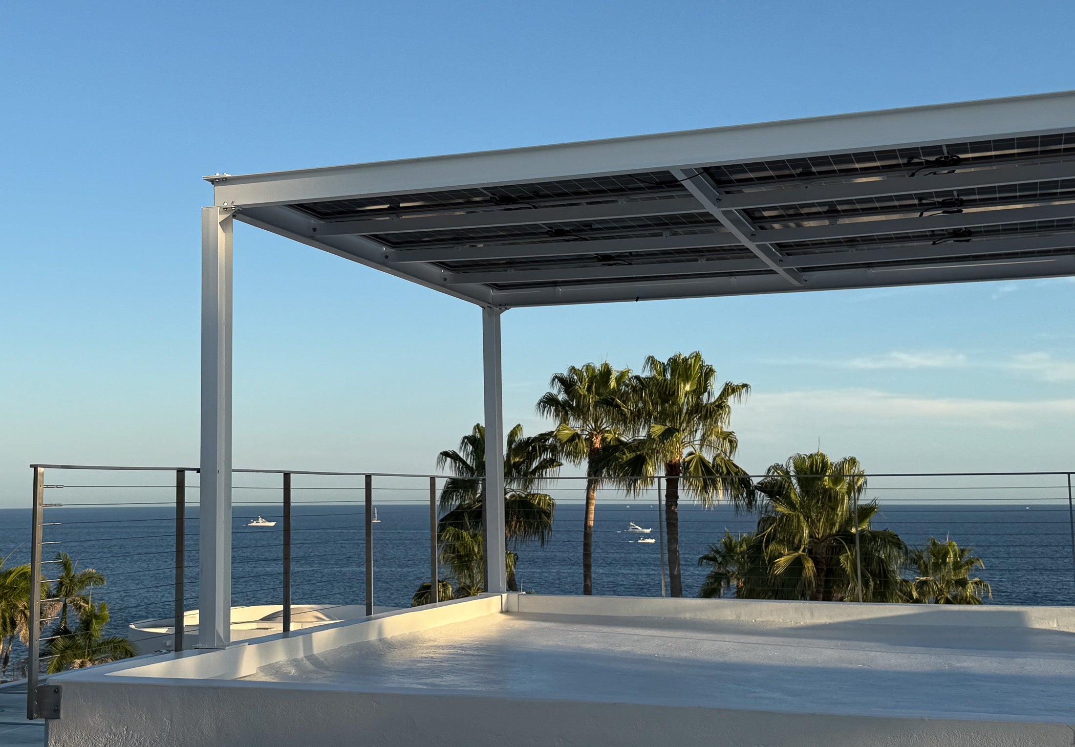 Inline Design stainless steel cable railing Arcadia project