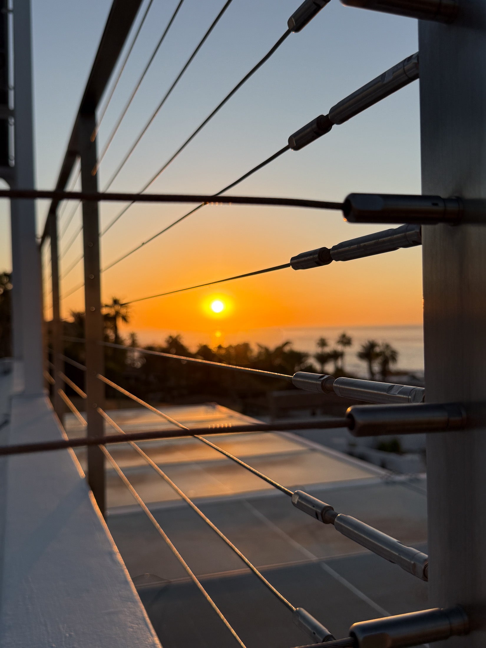 Inline Design stainless steel cable railing Arcadia project