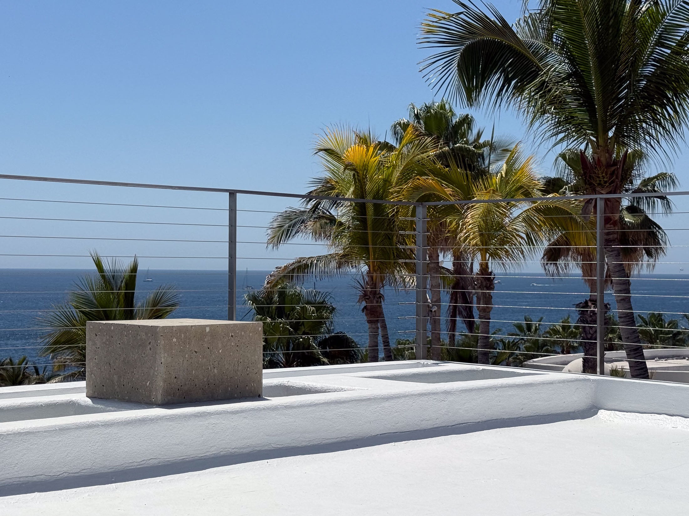 Inline Design stainless steel cable railing Arcadia project