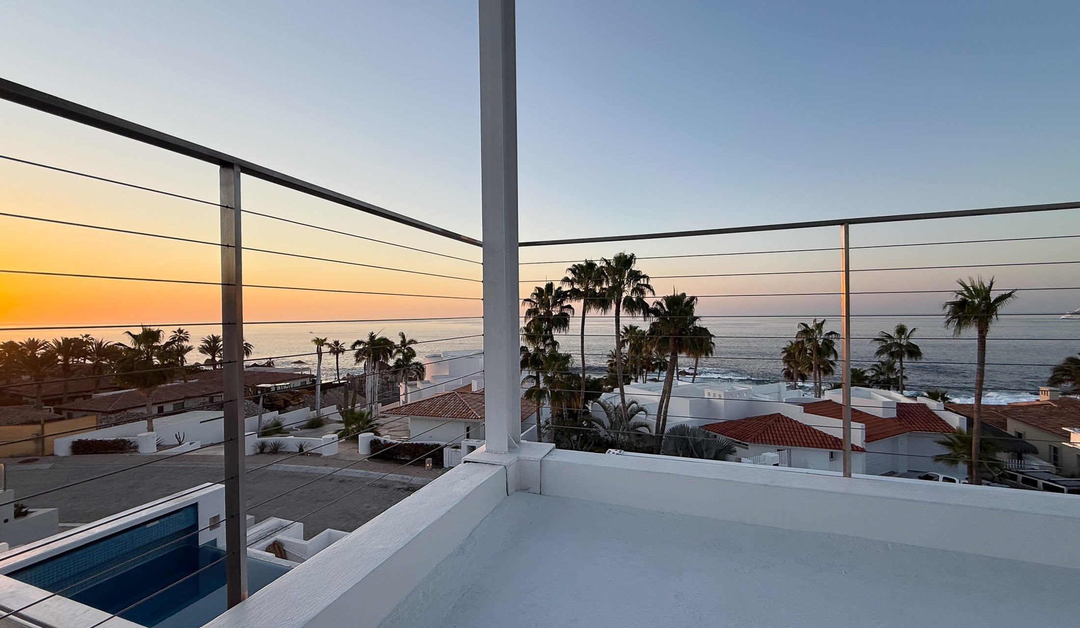 Inline Design stainless steel cable railing Arcadia project