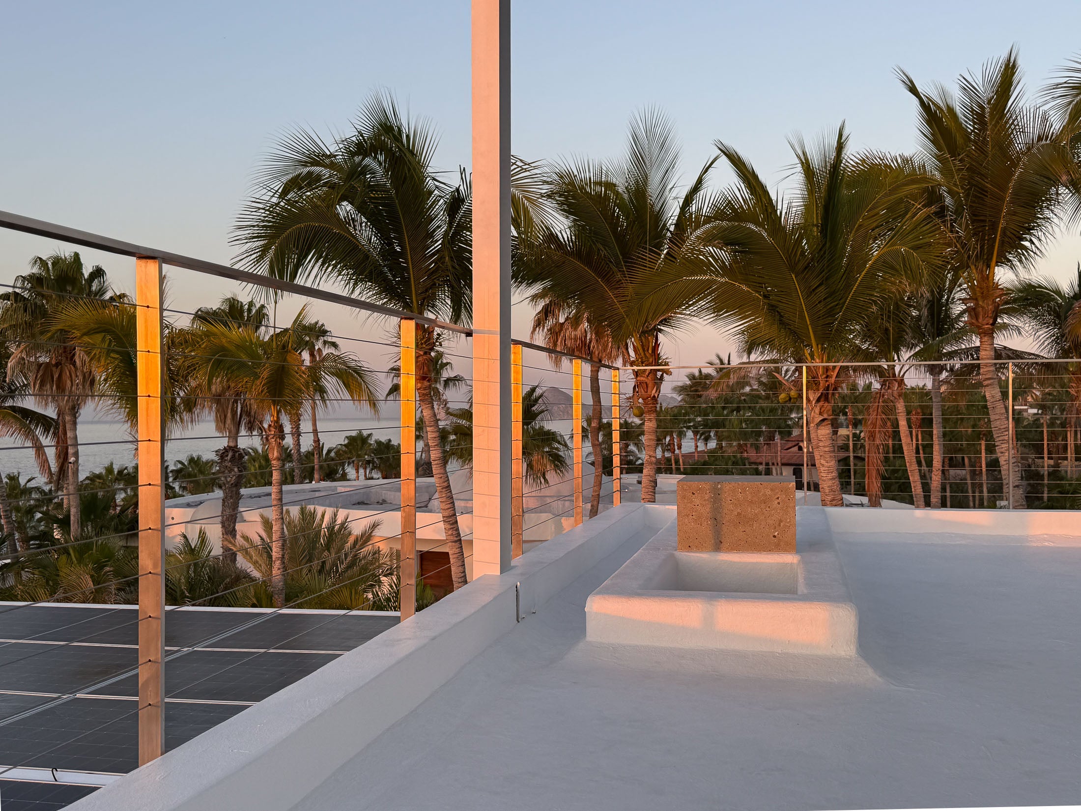 Inline Design stainless steel cable railing Arcadia project