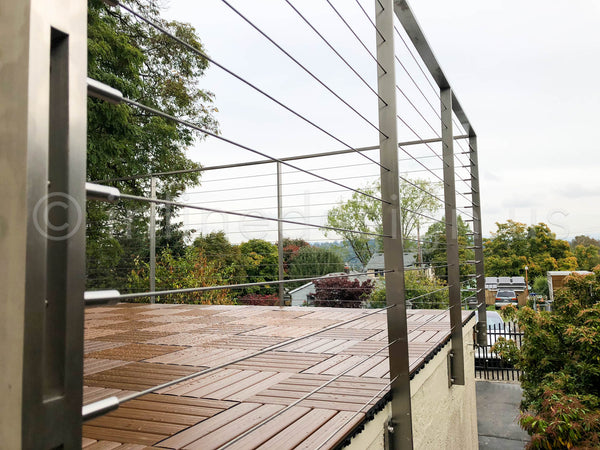 stainless steel cable railing