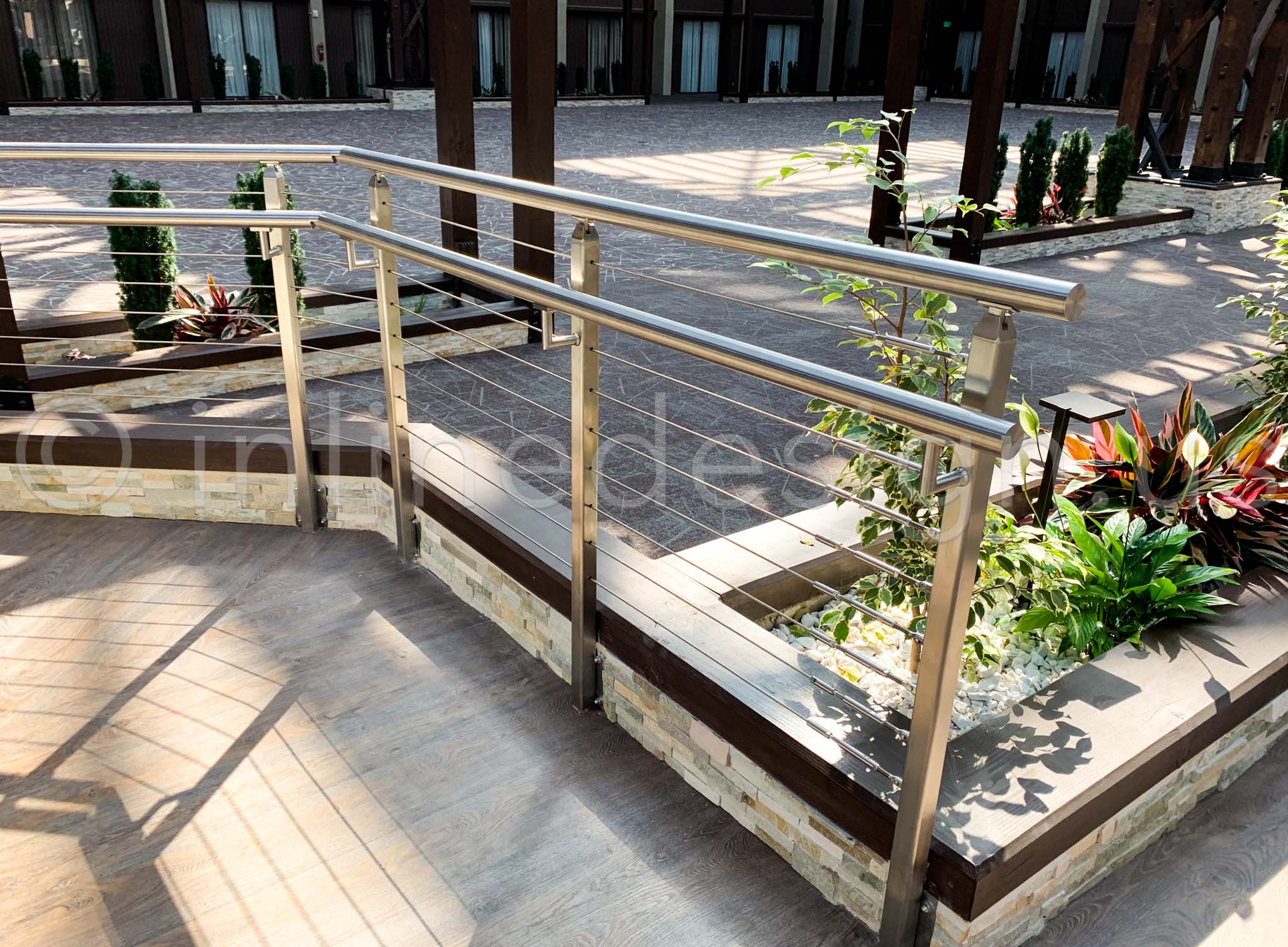 metal cable railing