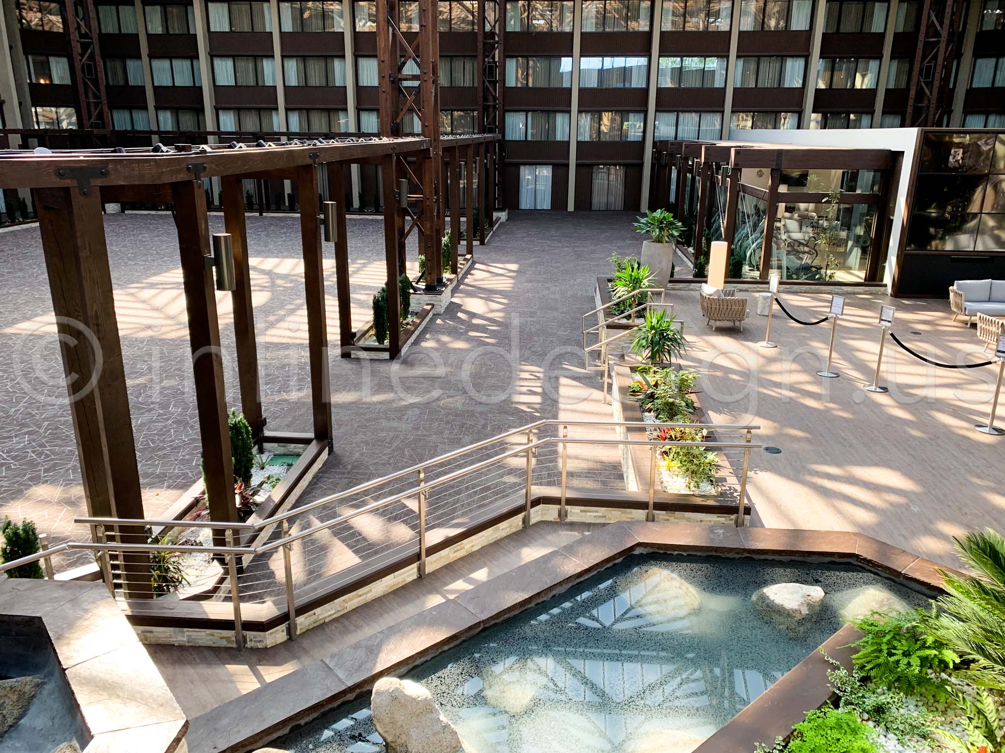 tension cable railing mariott