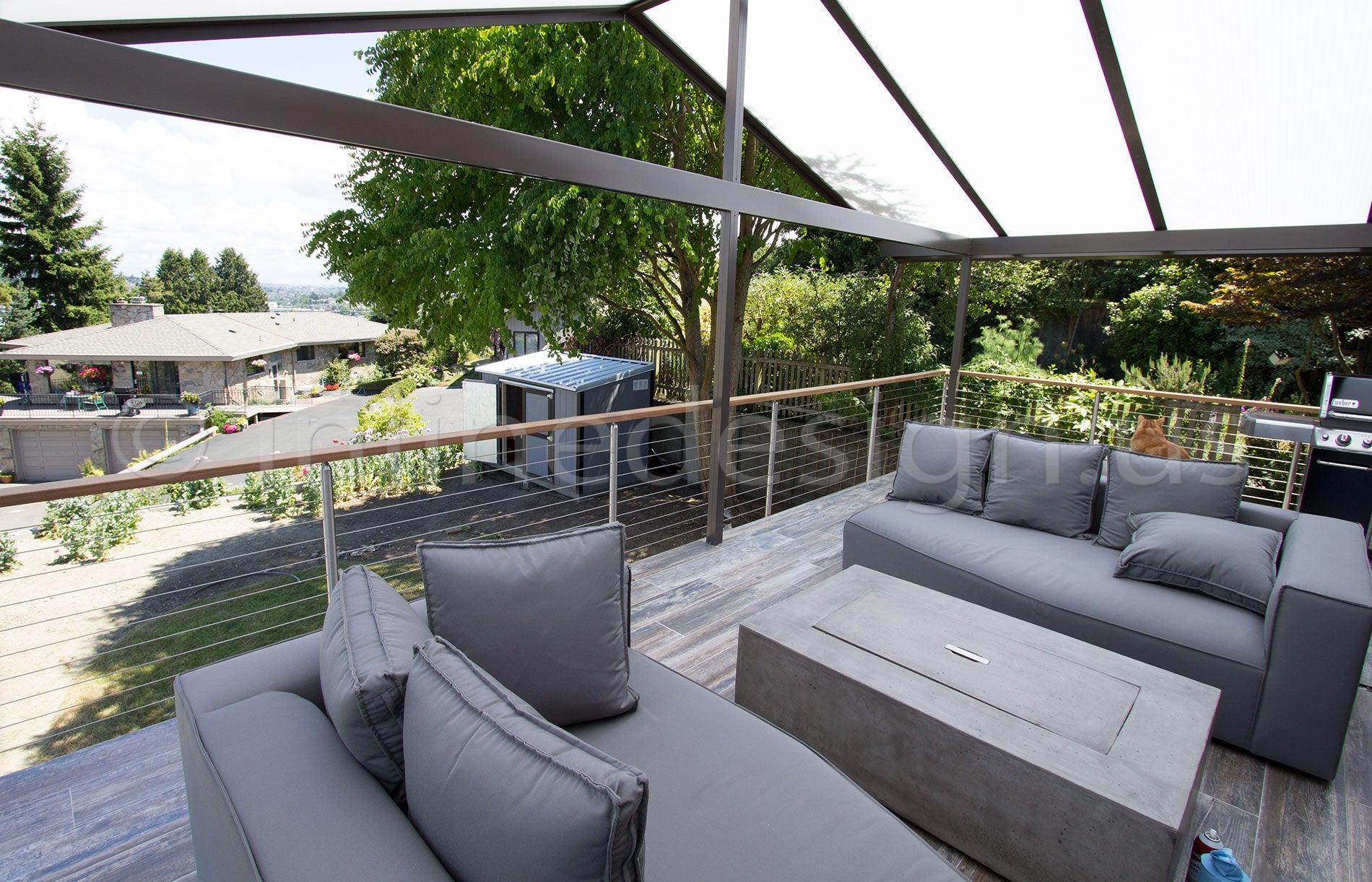 stainless steel cable railing seattle round