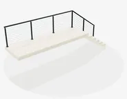 Interactive 3D railing designer