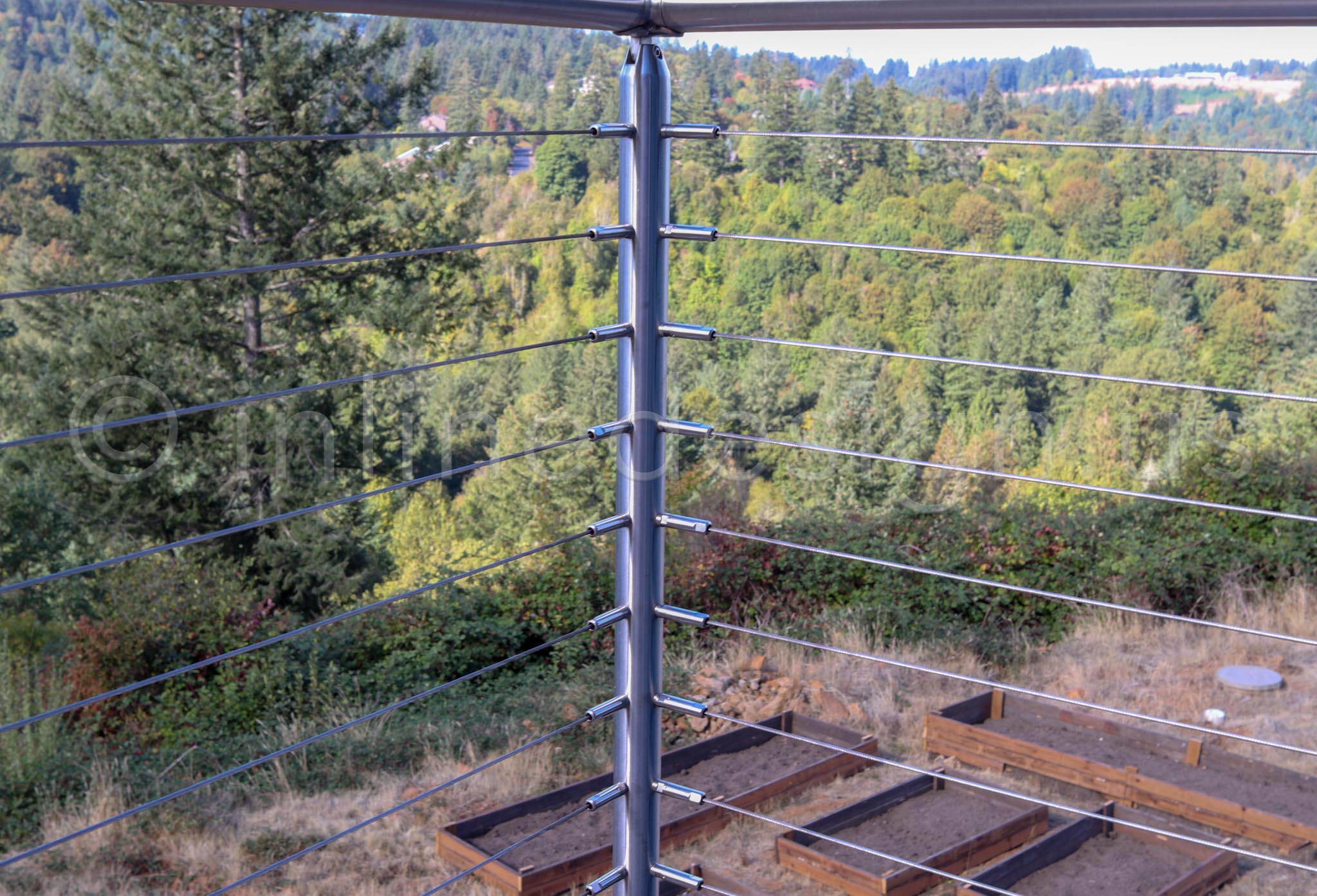 corner post railing