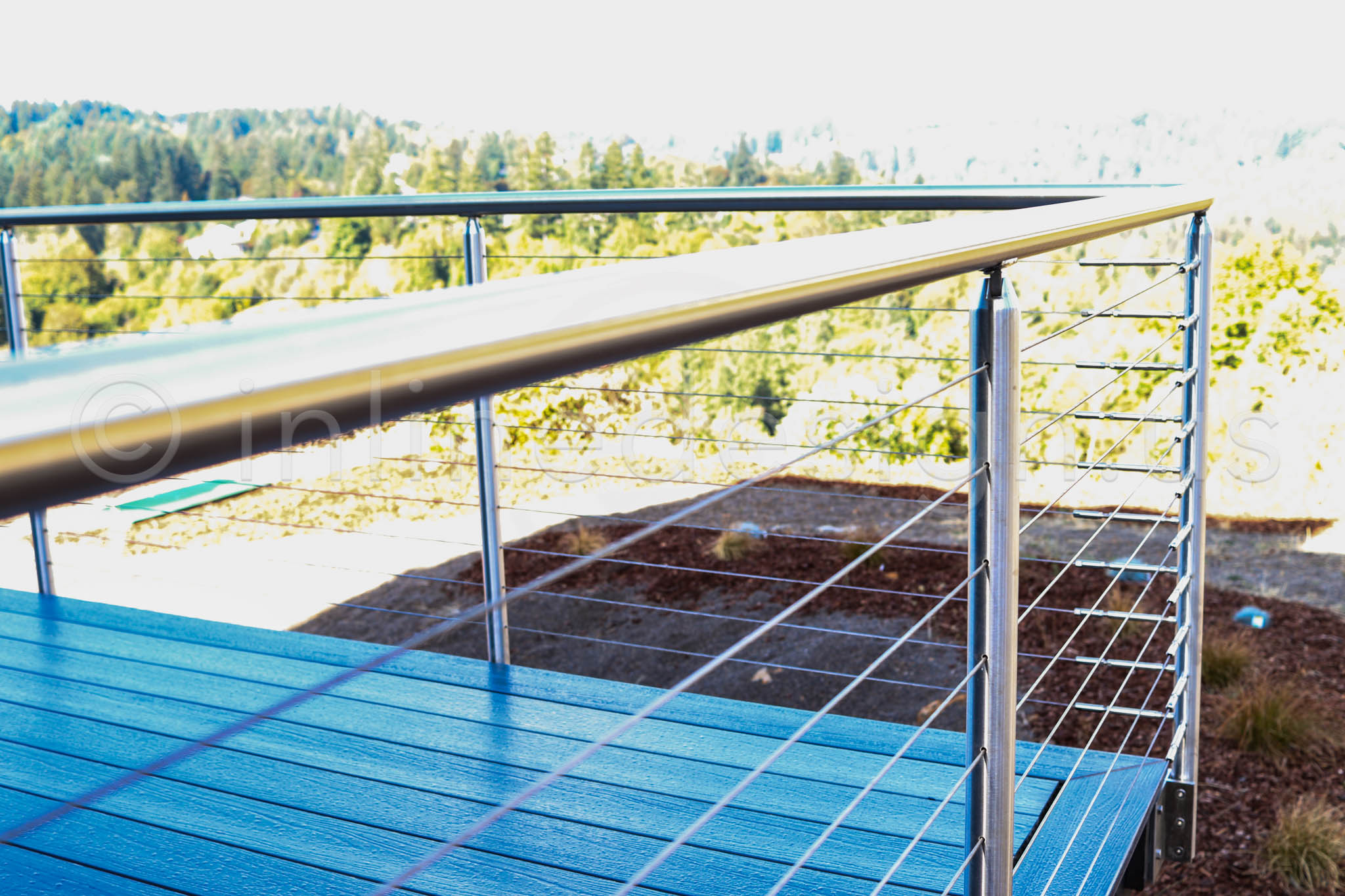 side view cable railing