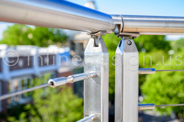 exterior roof railing square