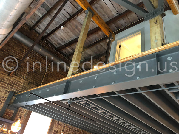 loft low view railing interior