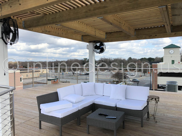 roof outdoor deck patio railing