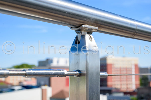 roof railing exterior cable