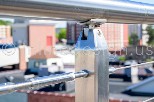zoom cable railing post handrail