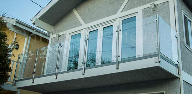 Fascia Glass Railing