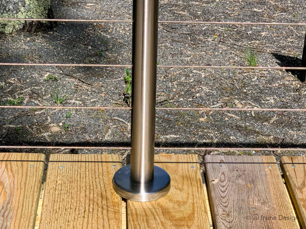 base cover cable railing