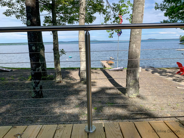 thru post cable railing