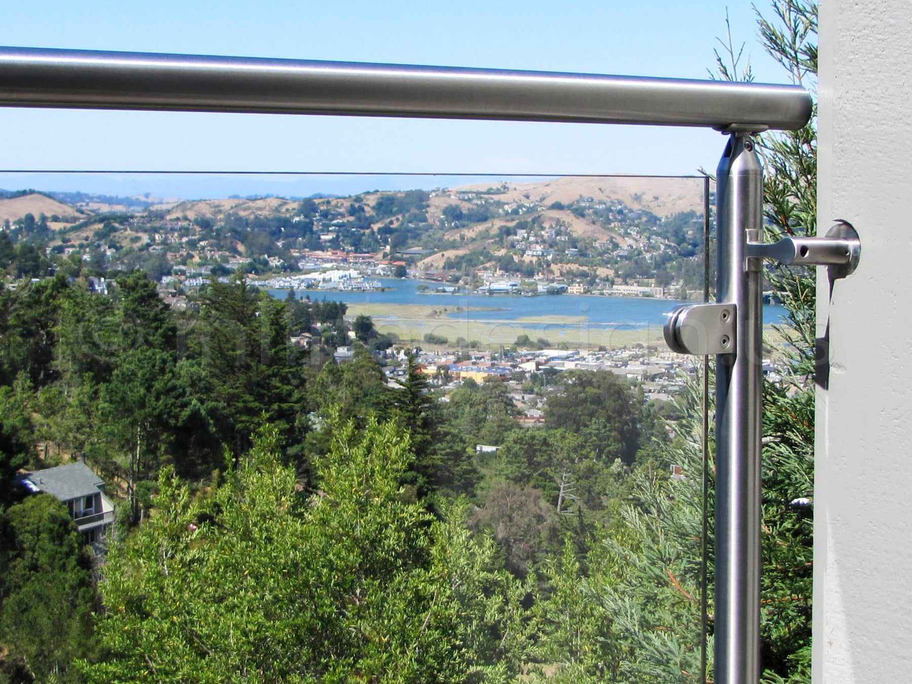 Inline Guard Railing Round Handrail Tube | 1-2/3