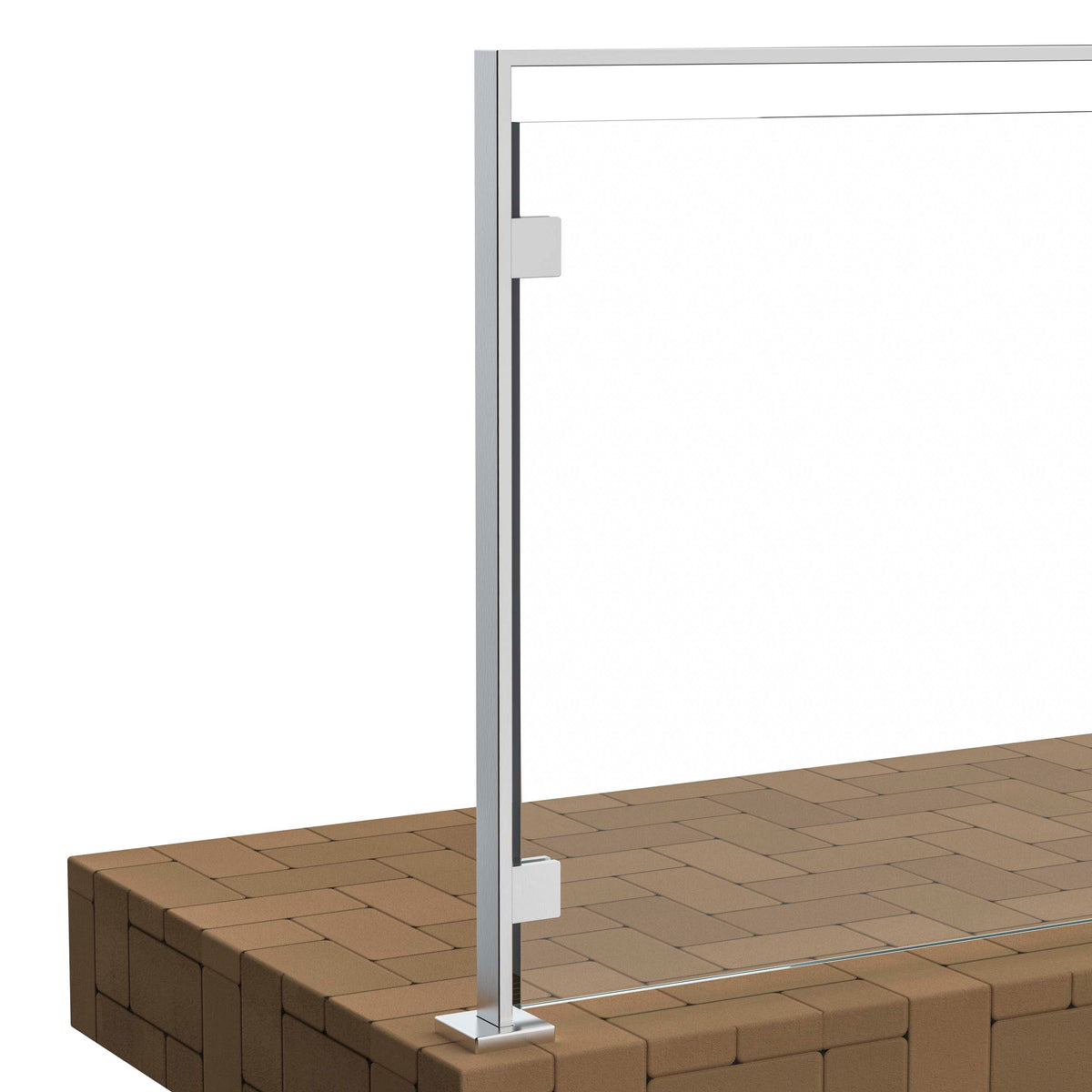 Inline Guard Railing Glass Railing Fort Knox Surface Mount Post – Inline Design
