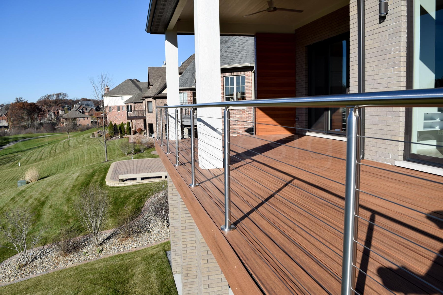 Cable Railing Round Stainless Steel 316 Heavy Duty Surface Mount Post ...