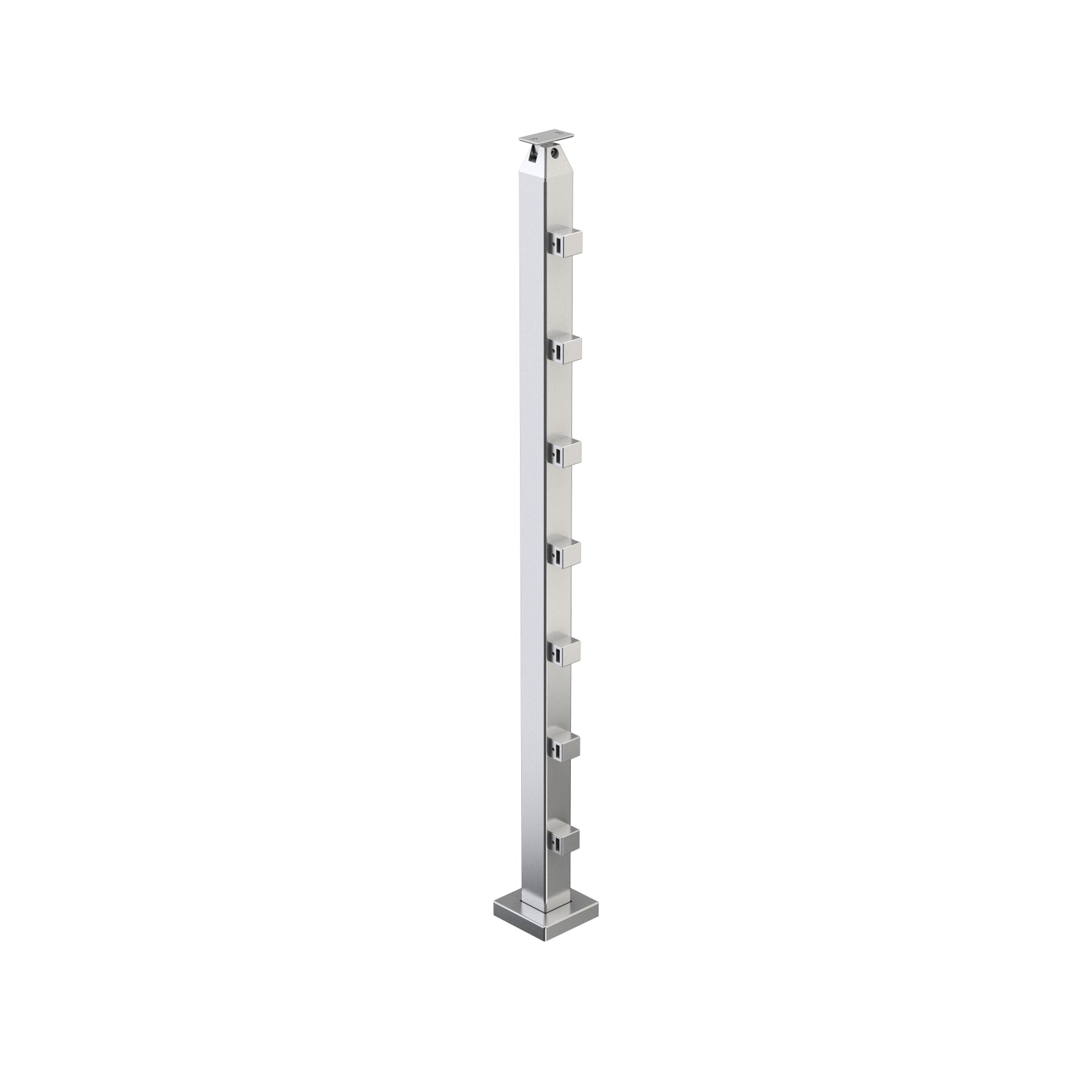 Square Railing Post Seattle Bar Railing System Square Post – Inline Design