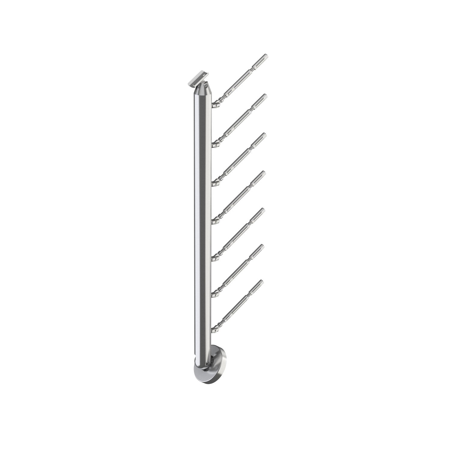 Cable Railing Round Surface Mount Post – Inline Design