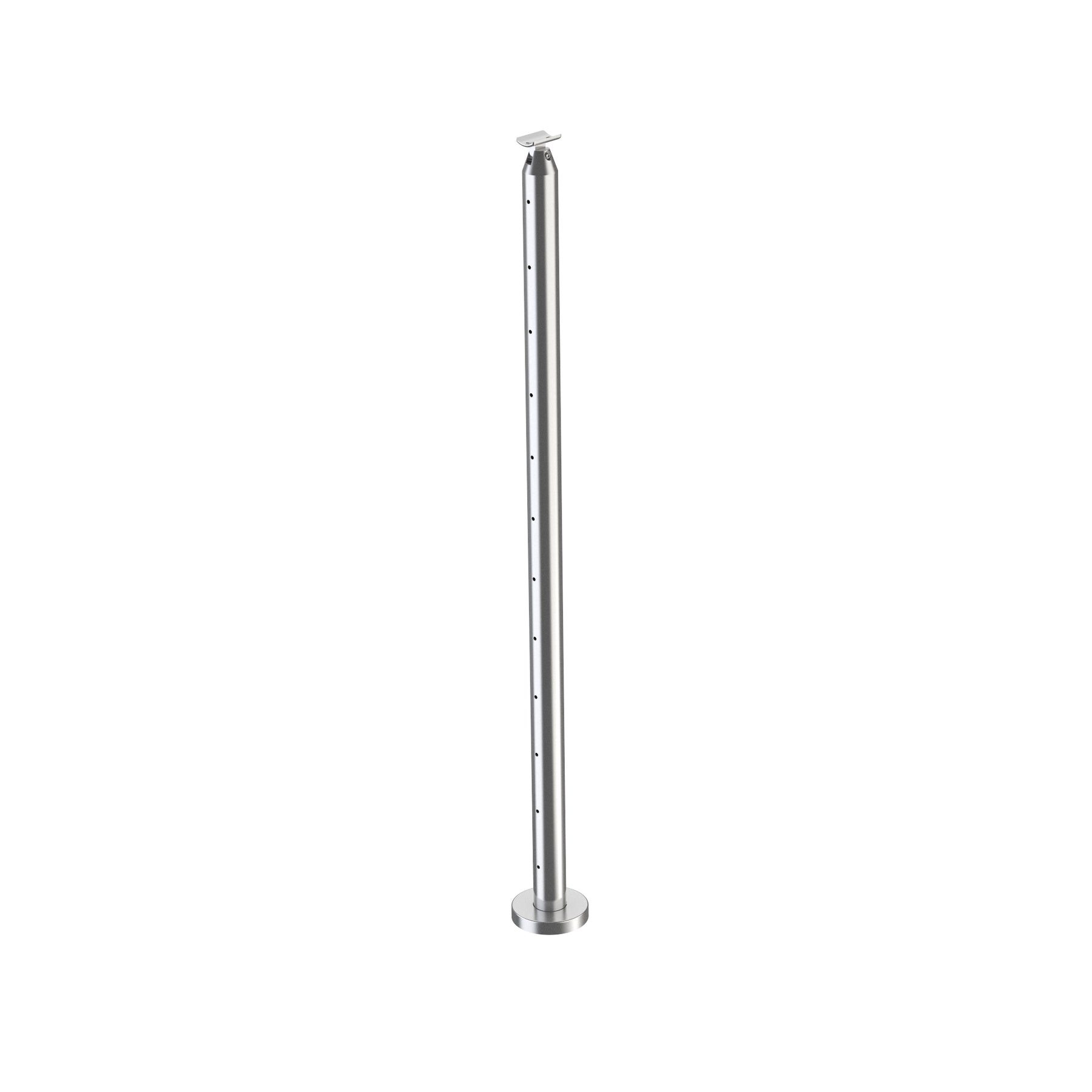 Cable Railing Round Stainless Steel 316 Heavy Duty Surface Mount Post ...