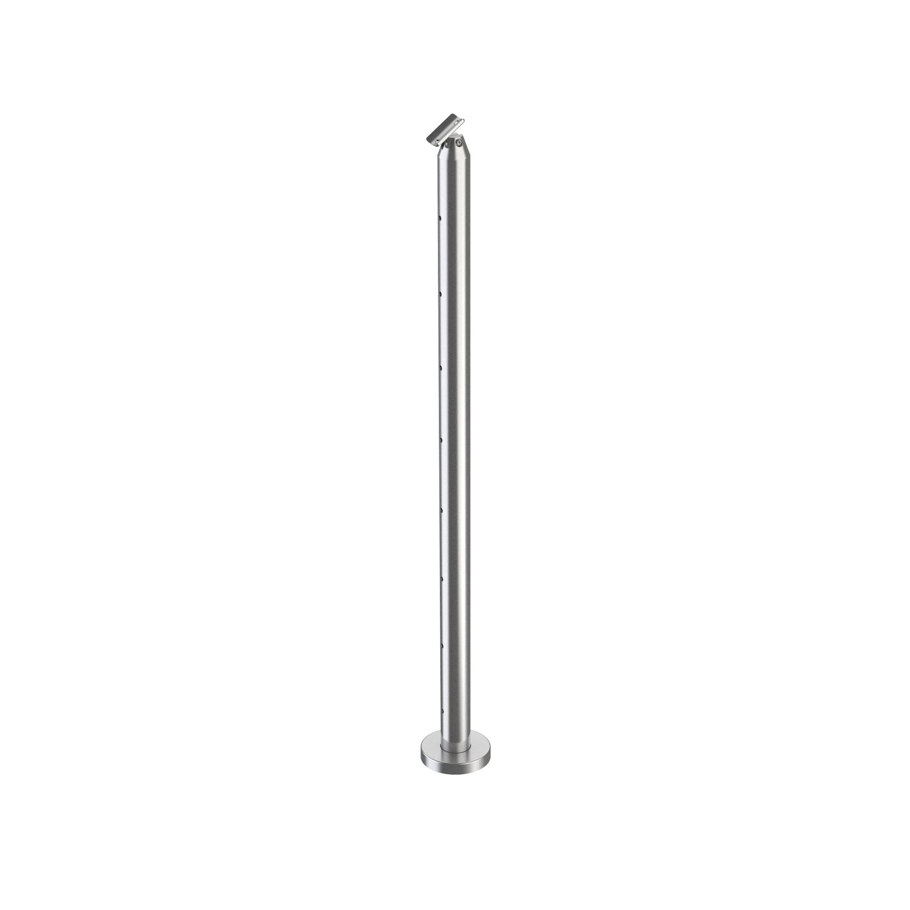 Cable Railing Round Surface Mount Post – Inline Design
