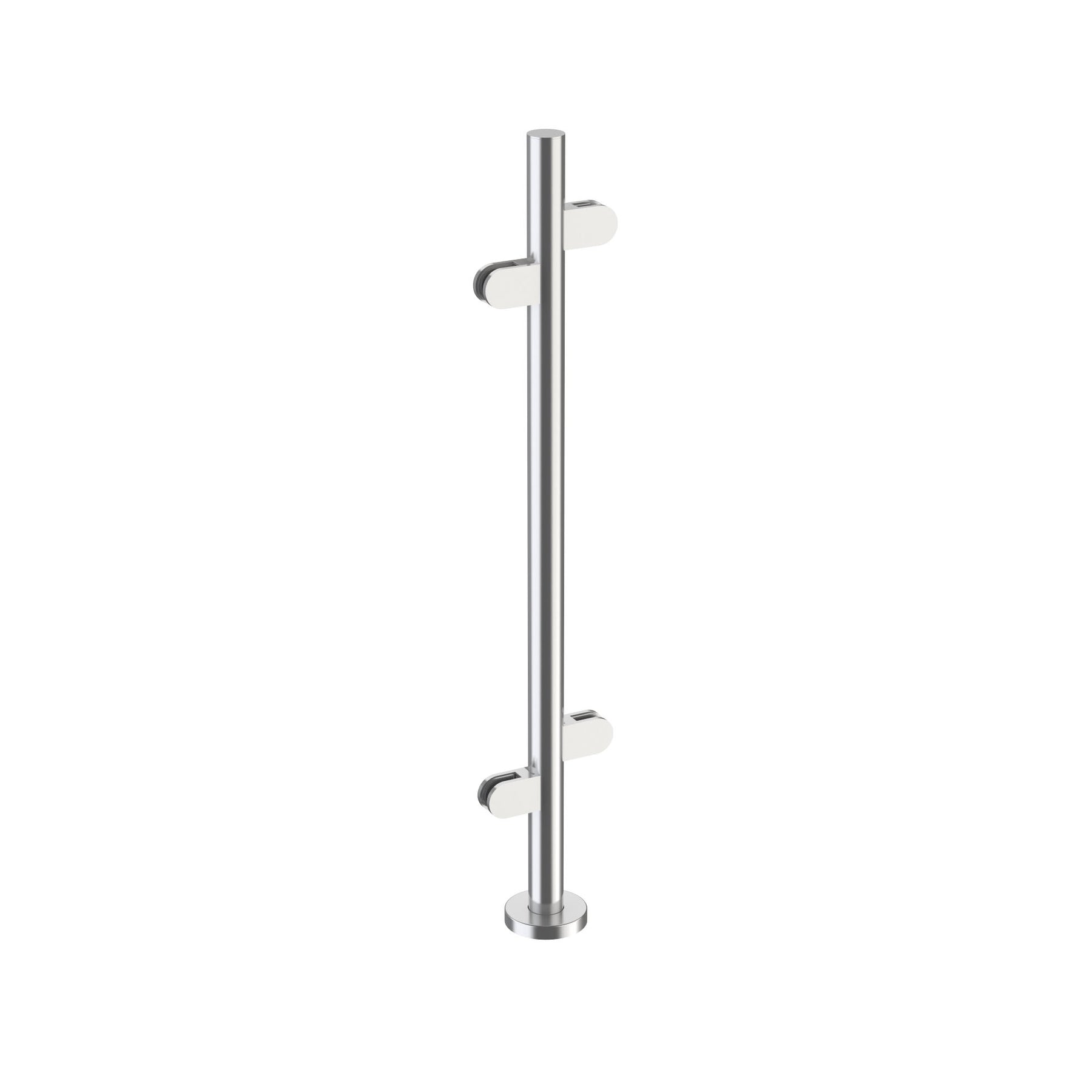 Glass Railing Round Stainless Steel 316 Heavy Duty Surface Post ...